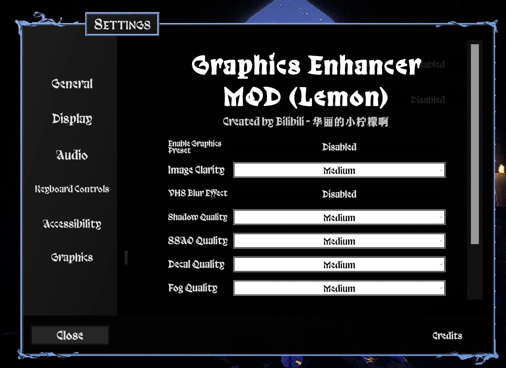 YAPYAP Graphics Enhancer mod menu