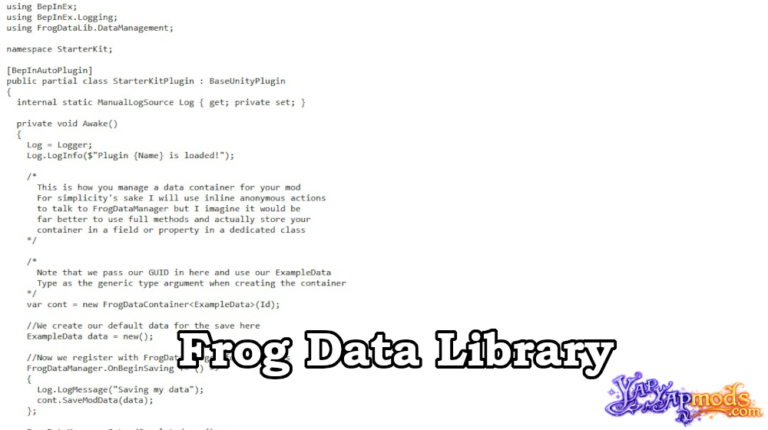 Frog Data Library