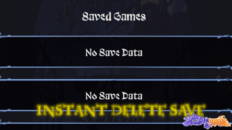 Instant Delete Save