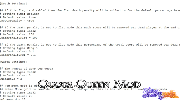 Quota Queen Mod